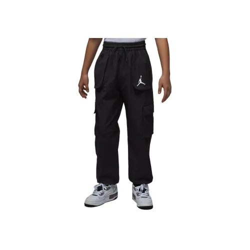 Джордан Черный Школьный возраст Карго Брюки