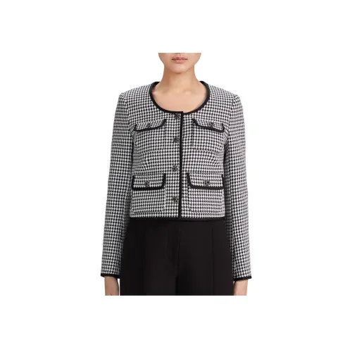 Self Portrait FW22 Куртки и Пальто Женские Черный