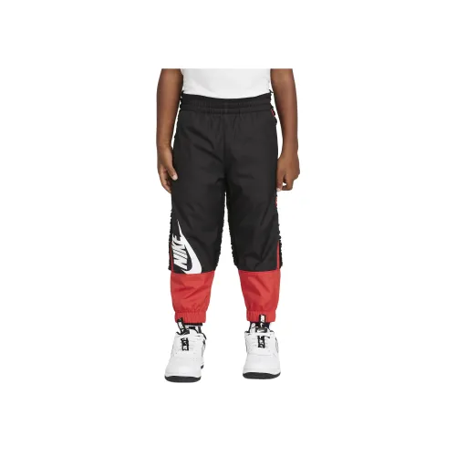 Найк Вязаные Тренировочные Штаны Малыш Черный Красный