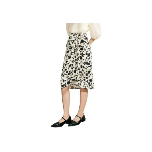 Fragment Casual Long Skirt Women's Black