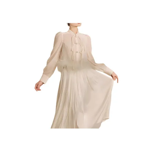 QIAOYUHUAZUN Рубашка Женская Экрю