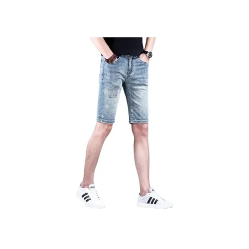 CHENYING Серые Мужские Джинсовые Шорты