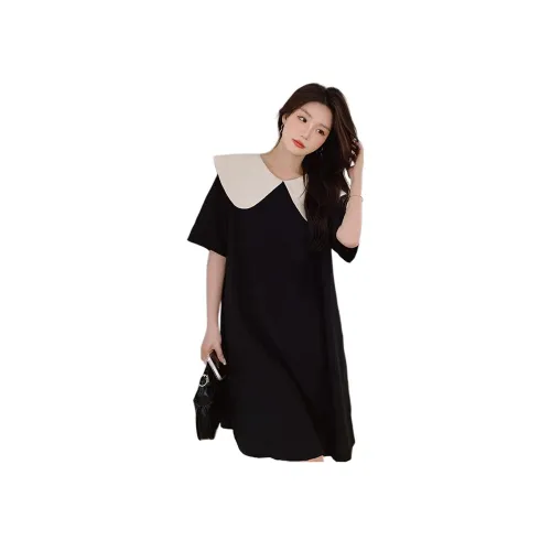 PEA Короткий рукав Платье Женское