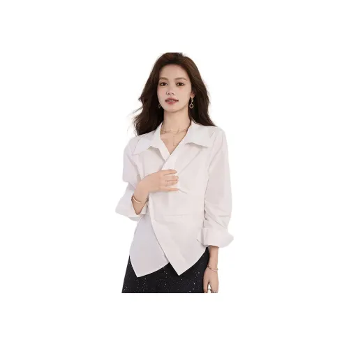 BVODE Белые Женские Рубашки
