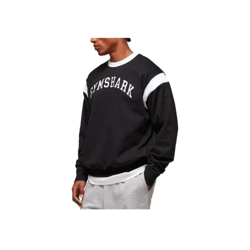 GYMSHARK Черные Мужские Свитшоты