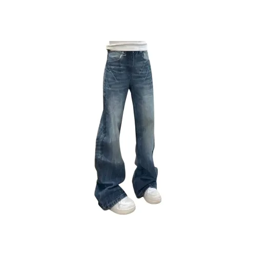 KULAIYA Blue Women's Jeans KULAIYA Синий Женские Джинсы