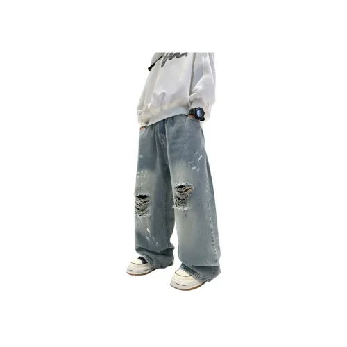 TONGGENI Синие Джинсы для школьного возраста