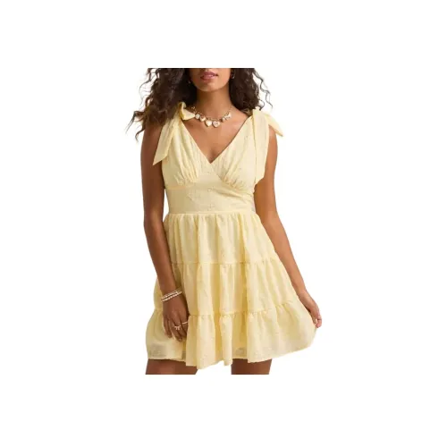 ALTAR'D STATE Вышитое Мини Платье Без Рукавов Женское