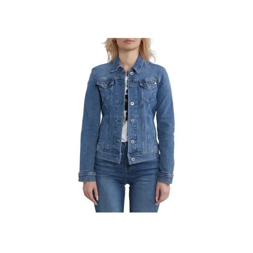 Pepe Jeans Синие Женские Джинсовые Куртки