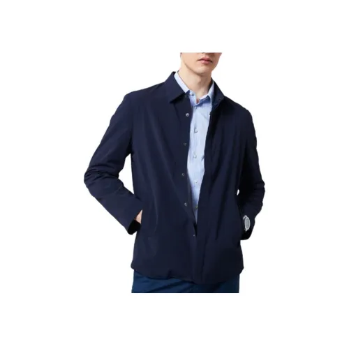 Francesco Totti Тренчкот Мужской Темно-синий