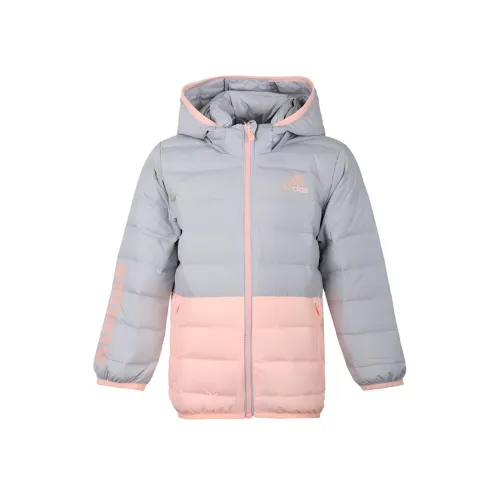 Adidas Пуховик LK J LT Пуховые куртки JK Серый для детей 3-7 лет