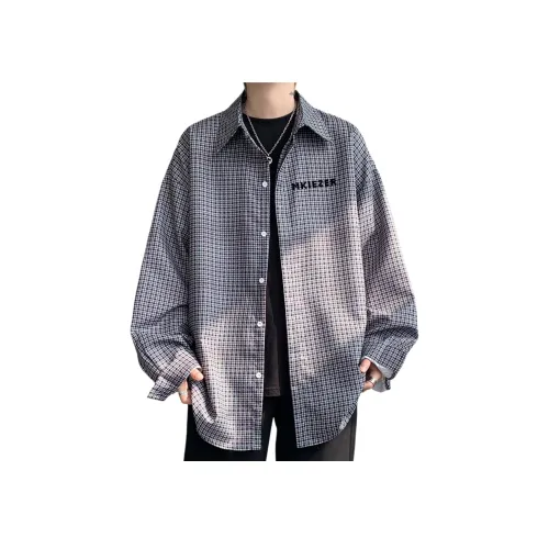 MKIEZER Длинный рукав рубашка унисекс