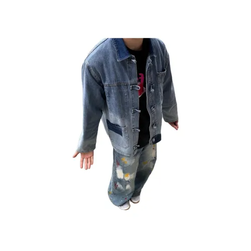 SZSX Синий Унисекс Куртки