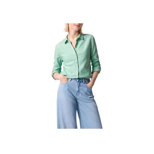 UNIQLO Рубашка Женская Grass Зеленая