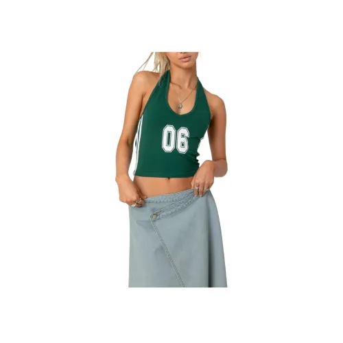 Edikted Зеленые Женские Майки