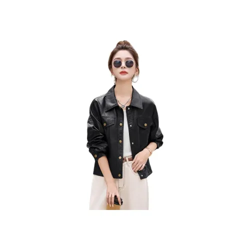 PIERRE CARDIN Кожа Куртка Женская