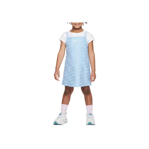 Платье Nike SS25 Белый Синий для малышей и детей дошкольного возраста