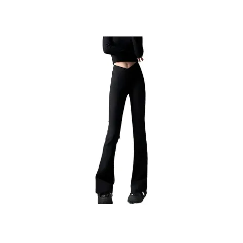 Fuccykee Повседневные брюки Женские Черный