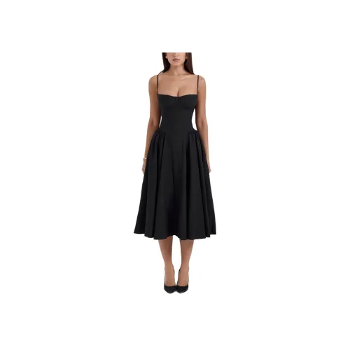 HOUSE OF CB Samaria Slip Платье Женское Черный Черный