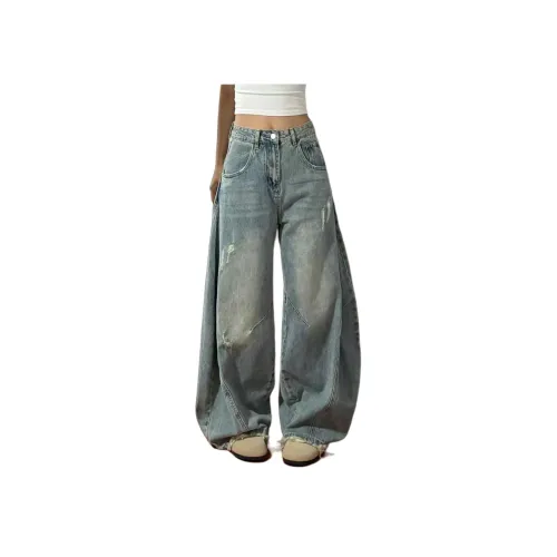 YEARNED Blue Women's Jeans YEARNED Синий Женские Джинсы