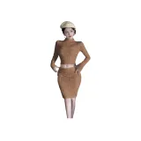 Топ цвета хаки + юбка