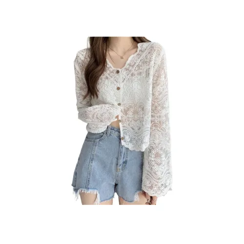 Flowers in water Женские Рубашки