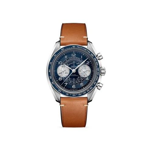 OMEGA Механизм с ручным заводом Мужские Часы Ultra Dominant Series Dual Small Dial 43 мм Синий