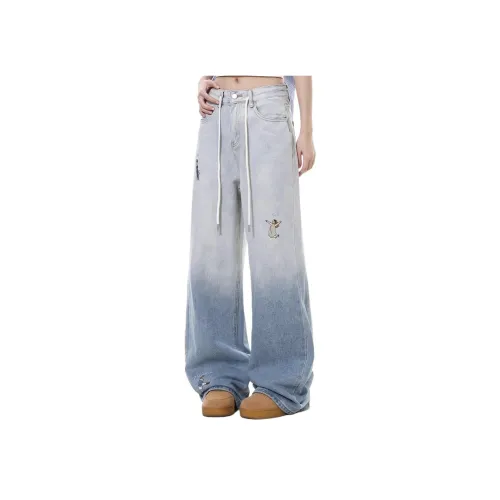 SINKACME Светло-синие Унисекс Джинсы