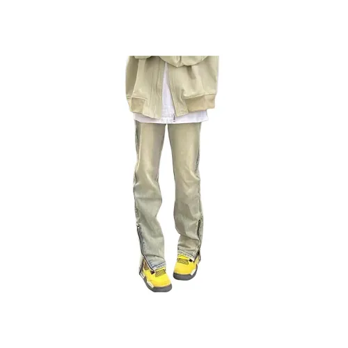 BEAR UNION Женский Желтый Грязный Джинсы