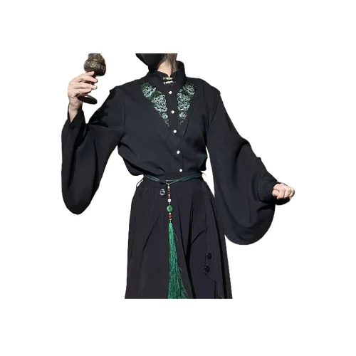 PISYPOX Черный Унисекс Рубашки