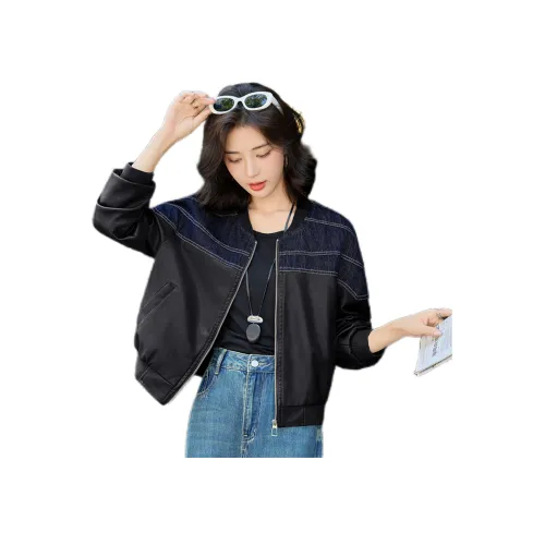 Pure Shimane кожаная куртка для женщин