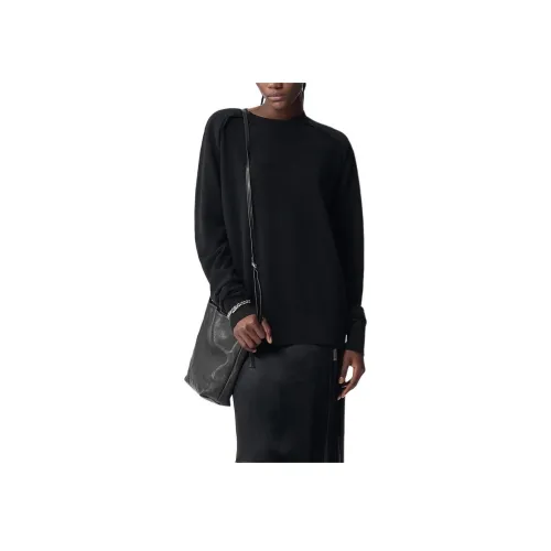 Ann Demeulemeester Черные Женские Свитеры