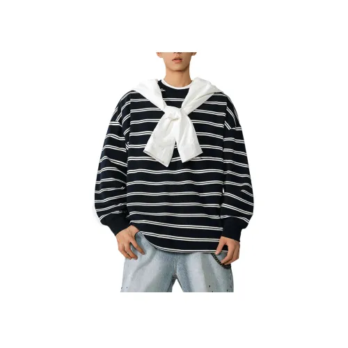 GANGZAI Длинный рукав Т-рубашка Унисекс