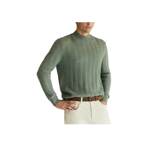 St. H Зеленый Серый Мужской Трикотаж