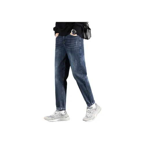 Tonlion Темно-синие унисекс джинсы