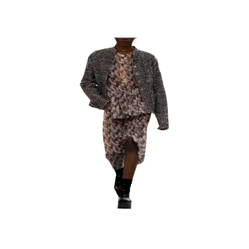 CHANEL 23 Spring Summer Новые товары Куртки и пальто Женские Черный