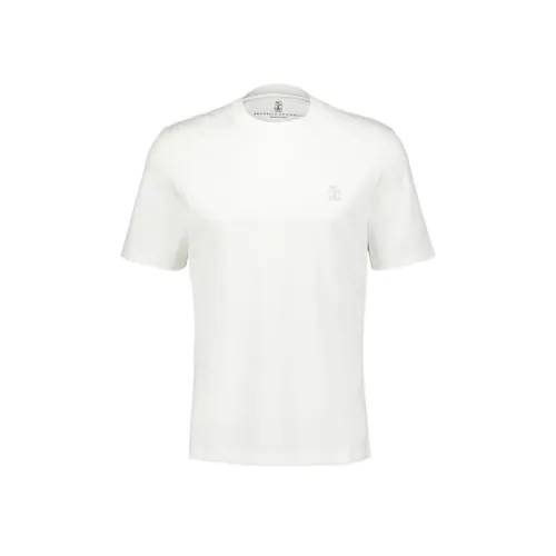 BRUNELLO CUCINELLI Белая Мужская Рубашка T
