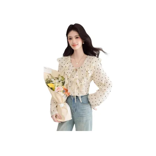 La Chapelle Абрикос Женские Рубашки