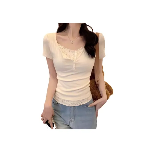 ADOONGA Комплект с короткими рукавами T-рубашка Женская