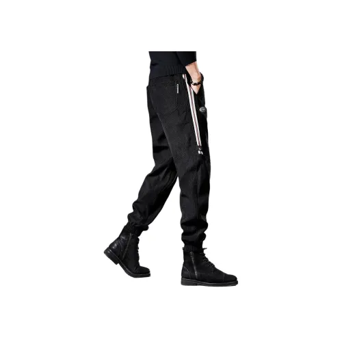 VUAS Весенние Повседневные Брюки Унисекс Базовый COLORS Черный Серый Белый ETC