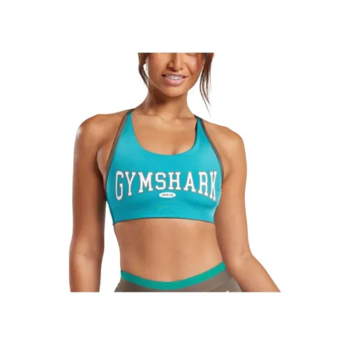 GYMSHARK Камуфляж Коричневый/Seafoam Синий Женское Спортивное Белье