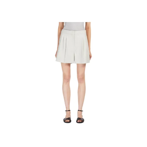 MaxMara Studio Повседневные шорты Женские Серебристые