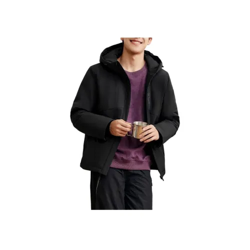 361° Variety Тренировки Коллекция Пуховая куртка Мужская Супер-черная