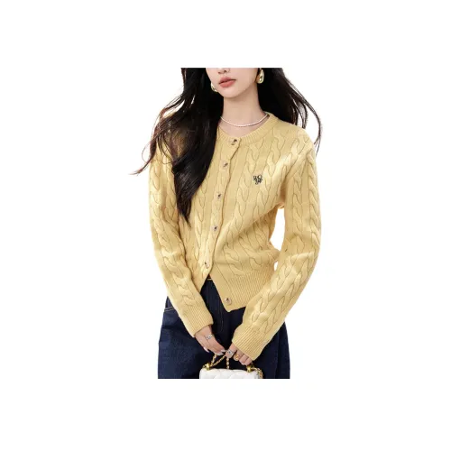 Wbwq Свитер Женский Светло-Желтый