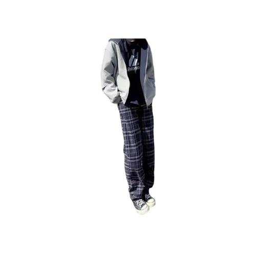 MORii Blue Unisex Casual Pants MORii Синий Унисекс Повседневные Брюки