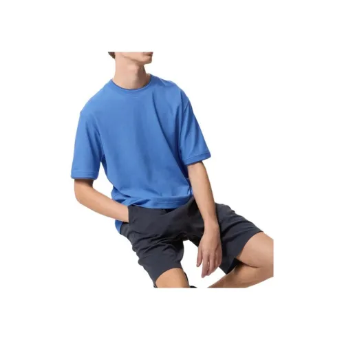 UNIQLO Одежда Комплекты Синий+Черный Мужской Повседневный Спортивный