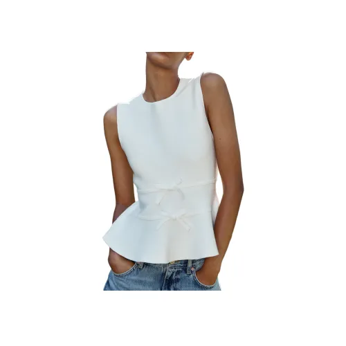 ZARA Белый Женские Трикотаж
