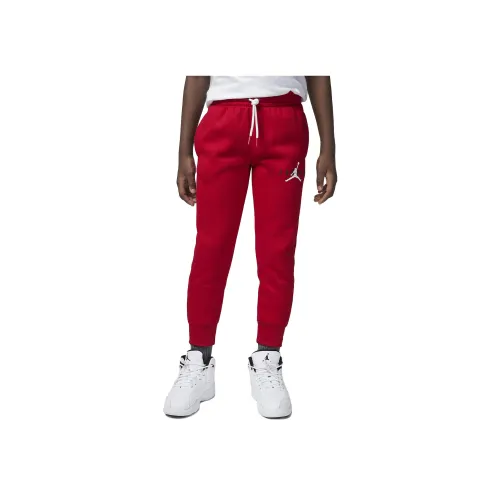 Jordan Вязаные Тренировочные Штаны Детские Фитнес-Красные
