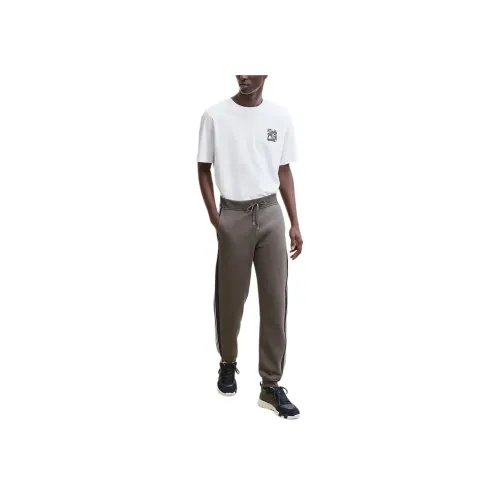 HERMES Вязаные тренировочные брюки мужские базальт