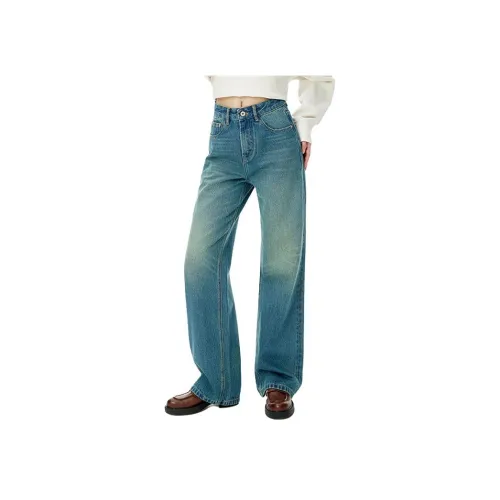 Jonas Wagell Синие Унисекс Джинсы